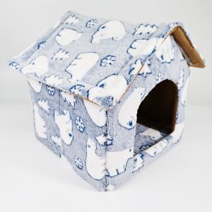 Hollypet Self-Warming Foldable Comfortable Triangle Pet Cat Bed Tent House