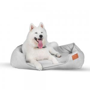 Memory Foam Extra Large Dog Bed with Pillow and Durable Water Proof Liner