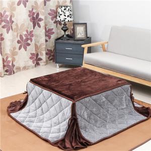 省スペース こたつ布団 こたつ掛け布団 掛け布団単品 ふわふわ感触フランネル生地 カチオン   洗える ブラウン