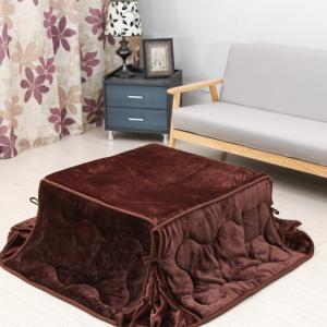 省スペース こたつ布団 こたつ掛け布団 掛け布団単品 吸湿発熱 ふわふわ感触フランネル生地 無地